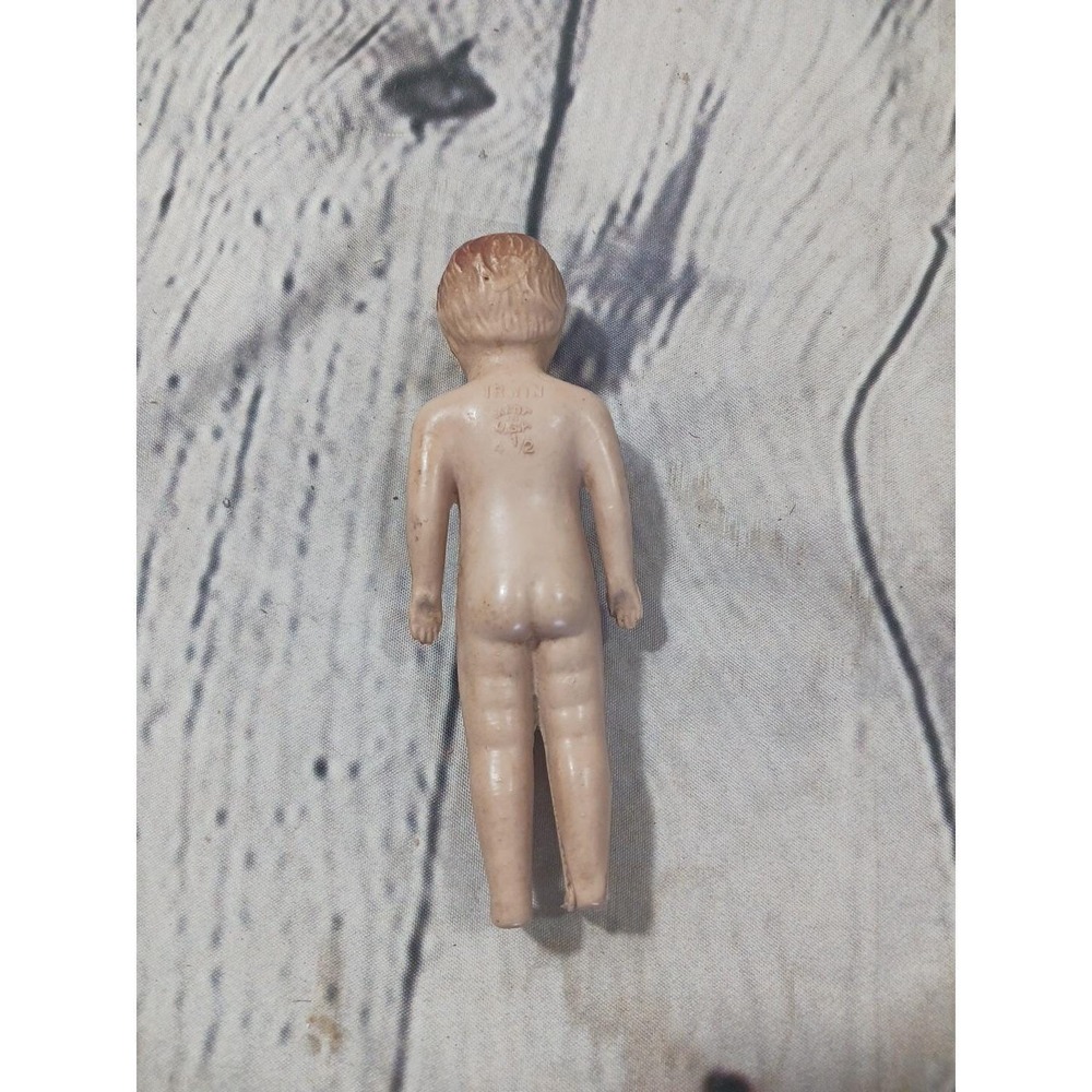 Vintage‎ 1940s Irwin Celluloid Doll – 4" Miniature Rigid Plastic Figure – READ - Picture 2 of 10